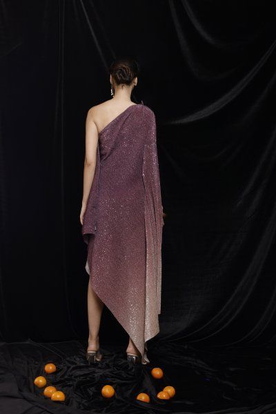 Knotted Draped Gown